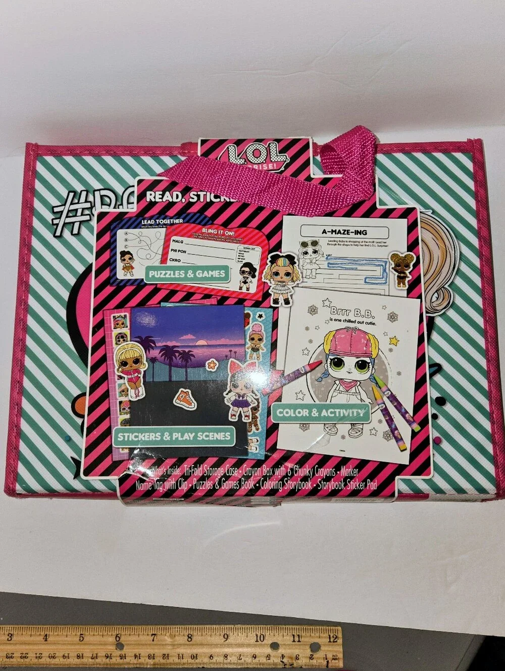L.O.L. Surprise! Coloring Activity Set - Pink & Black NEW